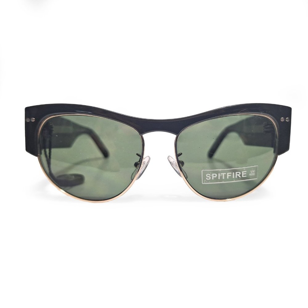 Spitfire Le Disko Cat 3 Black Clubmaster Sunglasses